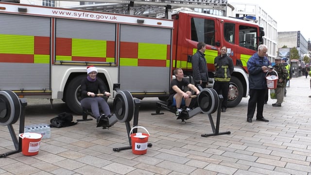 South Yorkshire Firefighters row from Sheffield to Lapland