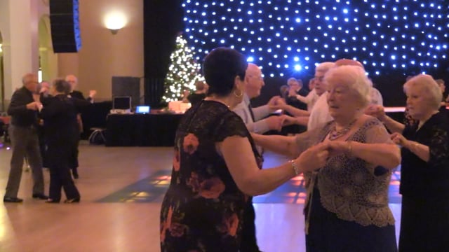 Young and old celebrate New Year with traditional tea dance