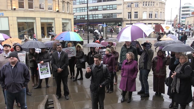 Campaigners protest against dementia care home closure