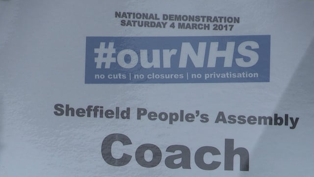 Sheffield campaigners join Save Our NHS march