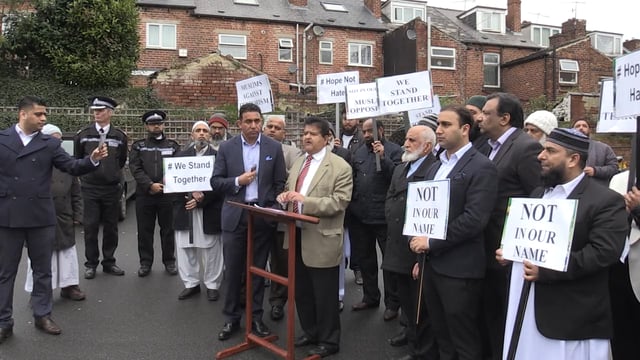 Muslims in Sheffield condemn terror attacks