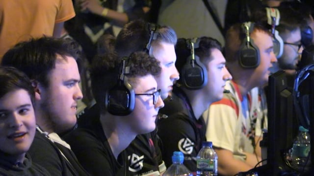 Competitive gamers on duty at Ponds Forge