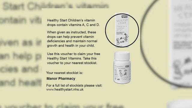 Free vitamins offer for pregnant women and babies