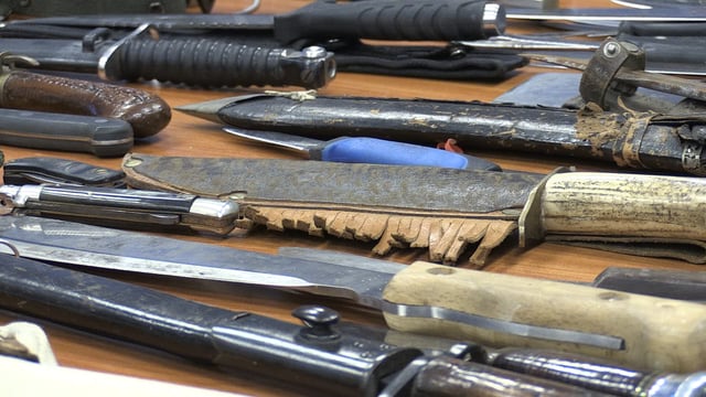 Knife amnesty campaign launched