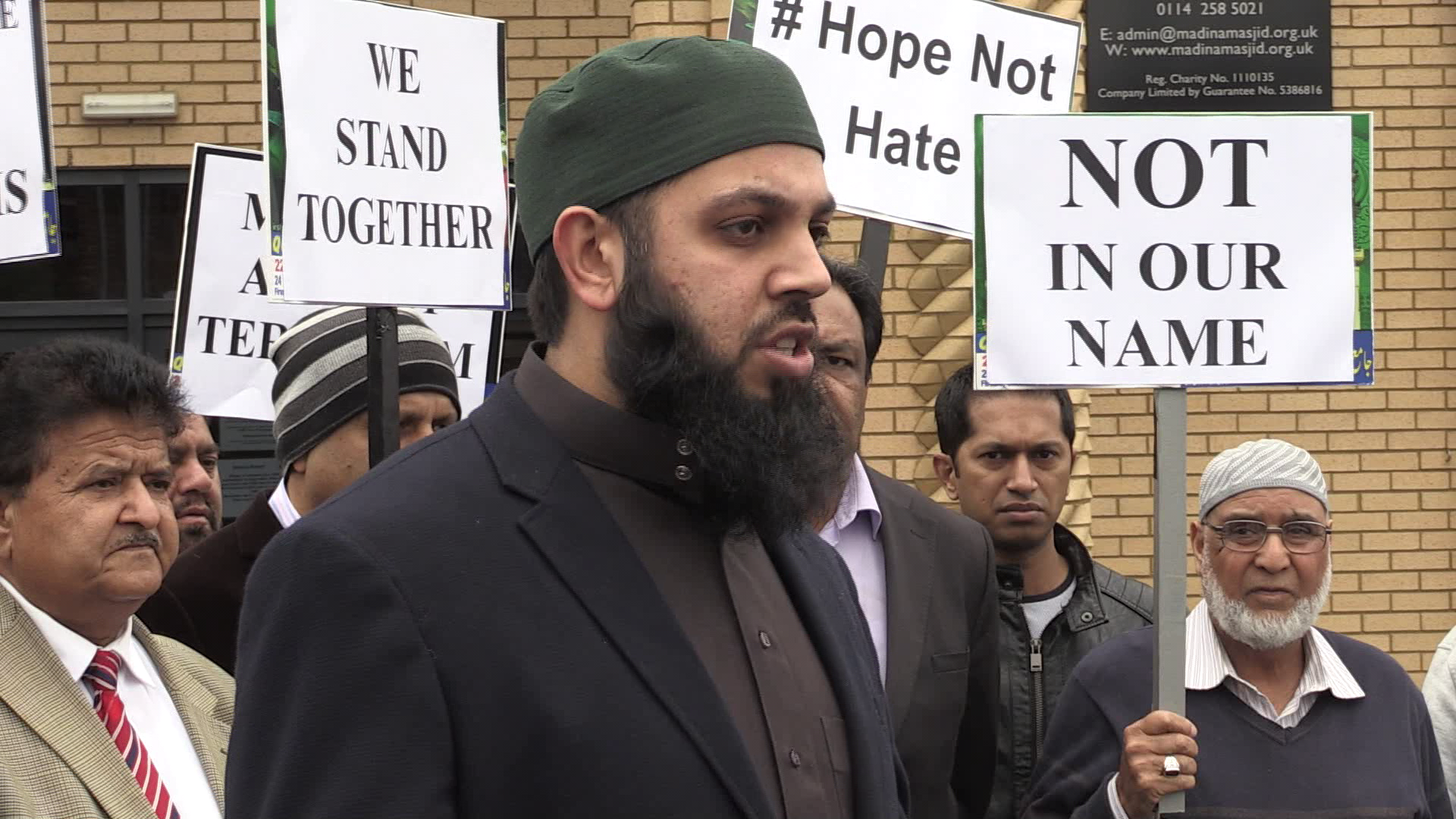 Muslims angered by hate mail