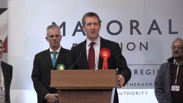 Labour’s Dan Jarvis elected as South Yorkshire region mayor