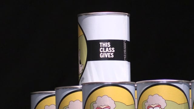 Artist McKee’s tin can giveaway highlights Sheffield food banks