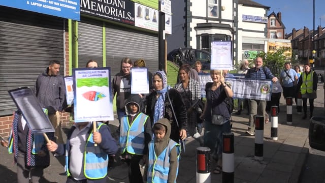 Street campaign highlights air pollution in Sheffield