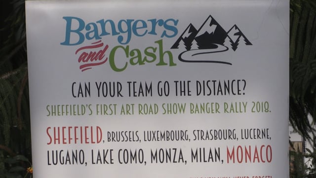 Sheffield to Monte Carlo road rally art revealed