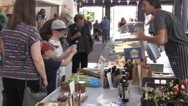 Market traders celebrate Yorkshire Day