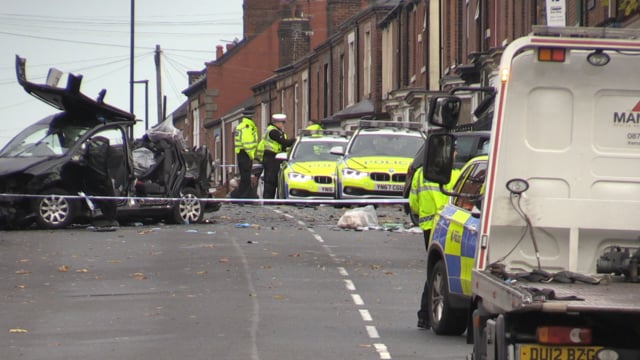 Baby among four killed in Darnall crash after police chase
