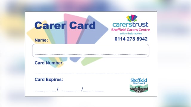 Sheffield carers to be rewarded with discount card