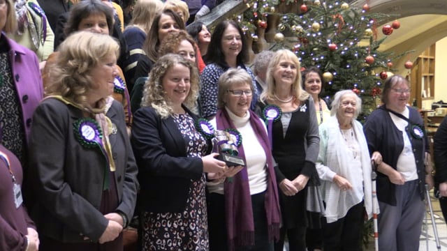 Women’s right to vote tribute unveiled