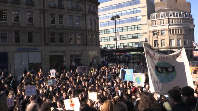 School students strike for climate action