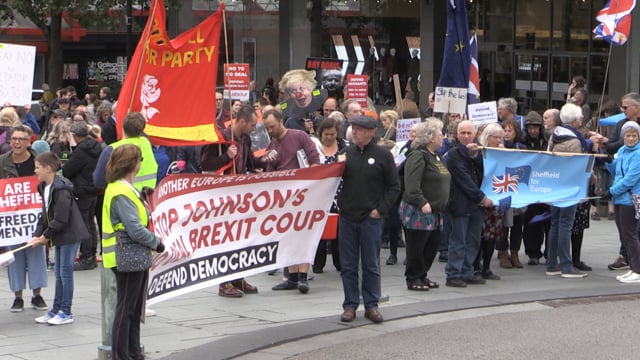 Protests continue over no-deal-Brexit threat