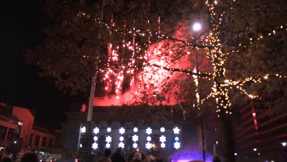 Sheffield Christmas lights switched on
