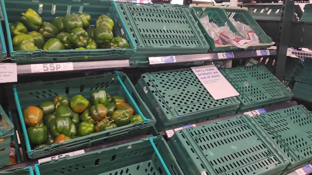 Fruit and vegetable shortage to last until May | Sheffield Live!